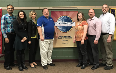 Muzaffar Ahmad (Guest Speaker), Kyla Long (Contest Master), Julie Roberts (Contestant), Brian May (Winner), Jessica Petrie (Second Place), Ron Krause (Contestant), Gil Michelini (Chief Judge and Club President)